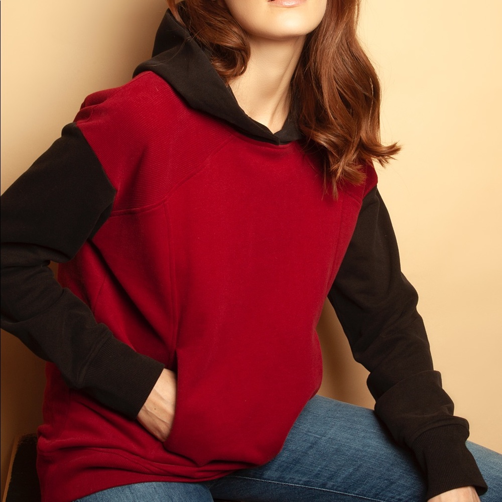 Colour Block Hoodie